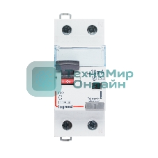 Выключатель автоматический дифференциального тока DX3 1П+Н C10А 300mA-AC АВДТ DX3 1П+Н C10А 300mA-AC