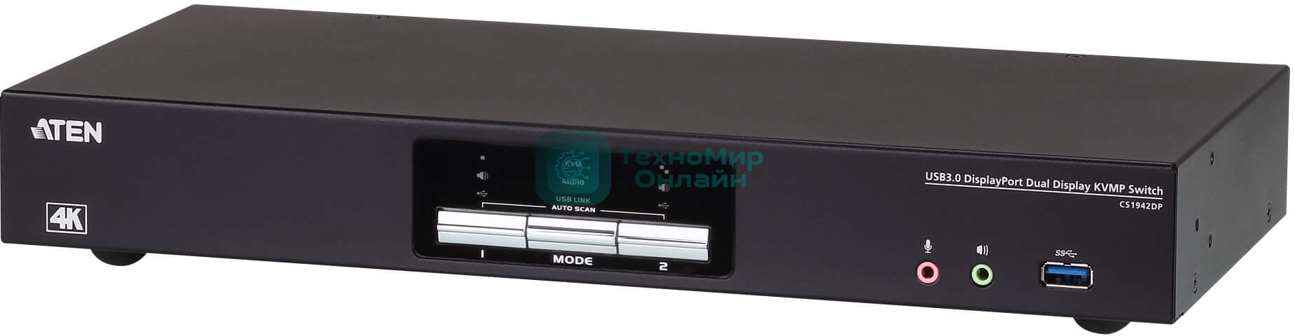 2-Поротовый USB3.0 4K DisplayPort Dual Display KVM переключатель 2-Port USB3.0 4K DisplayPort Dual Display KVM switch