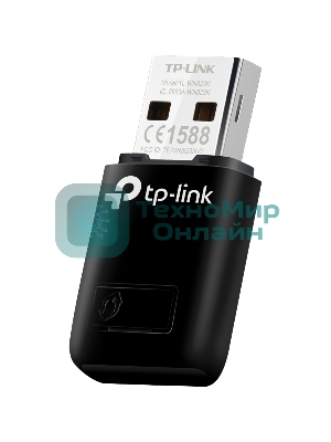 Сетевой адаптер TP-Link SOHO TL-WN823N Беспроводной USB мини адаптер 300 Мбит/с стандарта N c кнопкой QSS(Realtec)