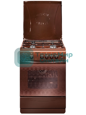 Плита газовая Gefest ПГ 1200 С6 К19 коричневый, конфорок 4 шт, духовка 63 л, 60 см x 85 см x 60 см