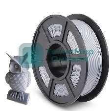 Филамент NVPrint PLA Silver для 3D печати диаметр 1.75мм длина 330 метров масса 1 кг