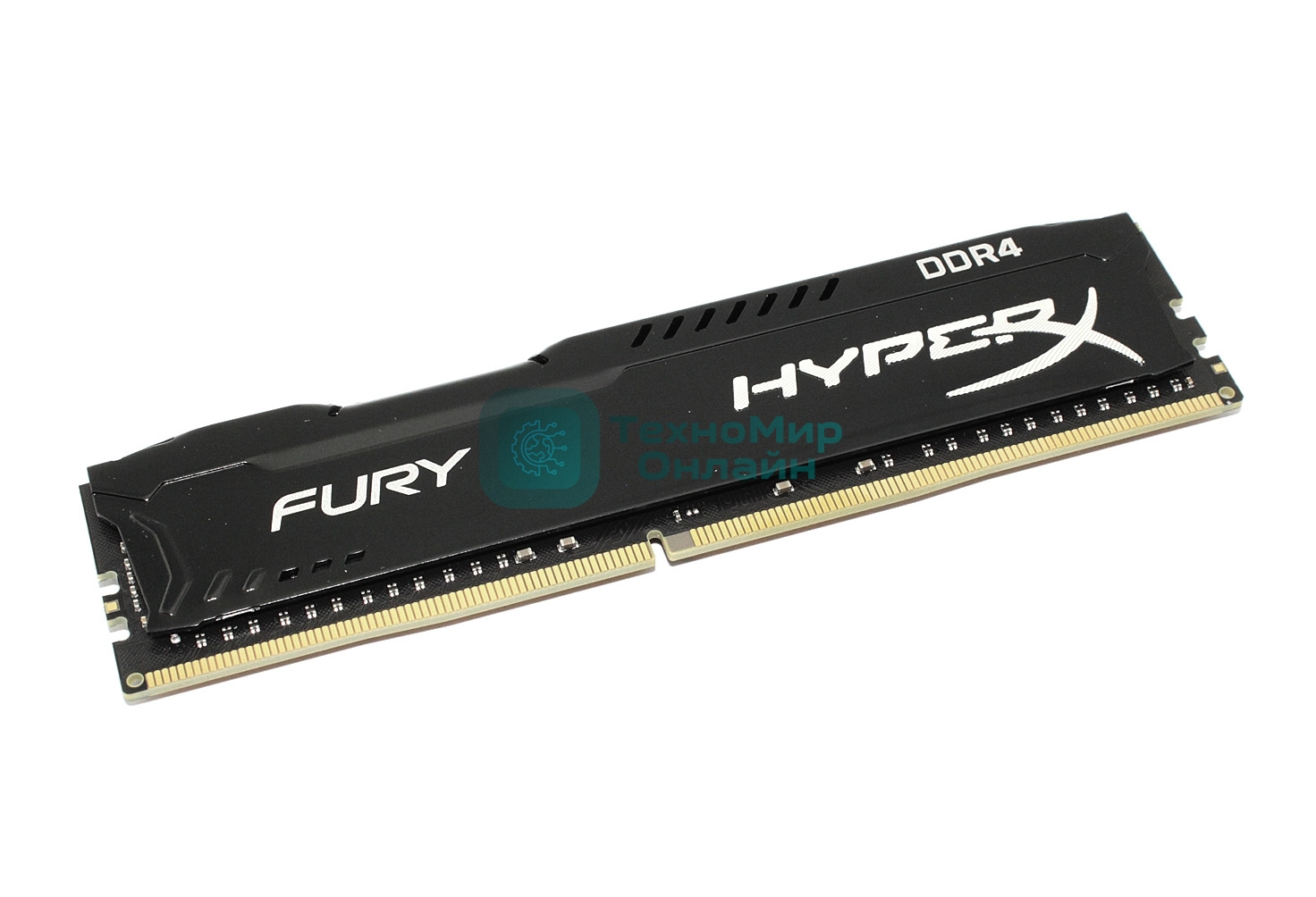 Оперативная память Kingston Fury Beast Black, DDR4, 16Gb (1x16 GB), 3200 MHz, CL16, радиатор, черный