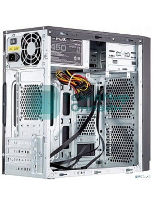 Компьютерный корпус с блоком питания 500Вт./Case Foxline FL-702, mATX, 1x5.25EXT, 1x3.5EXT, 2x3.5INT, 2xUSB 2.0, HDA, w/o FAN, w/500W ATX PSU, w/1.2m EU pwr cord