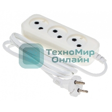 Сетевой удлинитель Buro BU-PSL3.1/W 1.5 м (3 розетки) белый (пакет ПЭ)