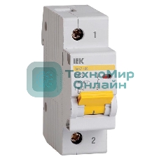 Выключатель автоматический модульный 1п C 63А 10кА ВА47-100 IEK MVA40-1-063-C
