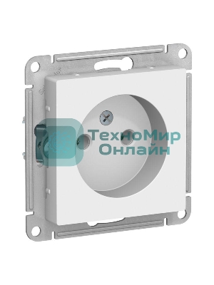 Механизм розетки 1-м СП AtlasDesign без заземл. 16А белый, SchE ATN000141
