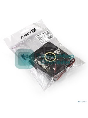 Вентилятор для корпуса ExeGate EX08025SM черный, 80 мм, 2200 об/мин, 22.5 дБ