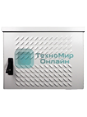 Шкаф уличный всепогодный укомплектованный настенный ЦМО ШТВ-Н, IP55, 15U, корпус: сталь, 760х600х330 мм (ВхШхГ), серый