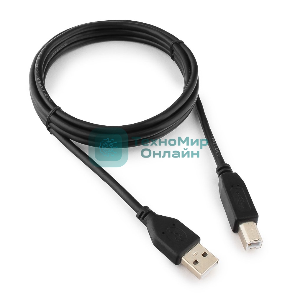 Кабель Gembird USB 2.0 PRO для соед. 1.8м AM/BM позол. контакты, пакет