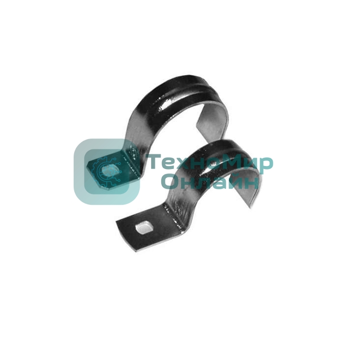 Скоба креп. метал. d24 (уп. 50 шт) Рувинил С01324