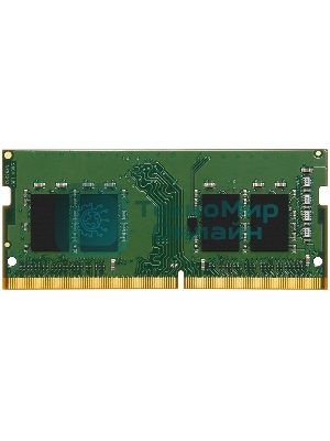 Оперативная память Kingston ValueRAM, DDR4, 4GB (1x4GB), 3200MHz, CL22, SO-DIMM
