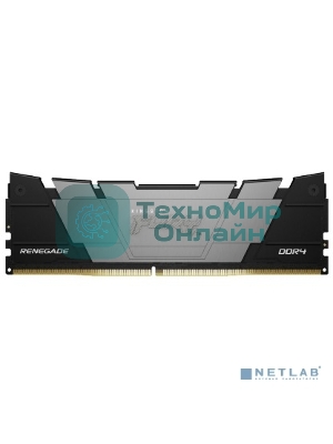 Оперативная память Kingston Fury Renegade, DDR4, 32GB (1x32GB), 3200MHz, CL16, DIMM, с радиатором, черный