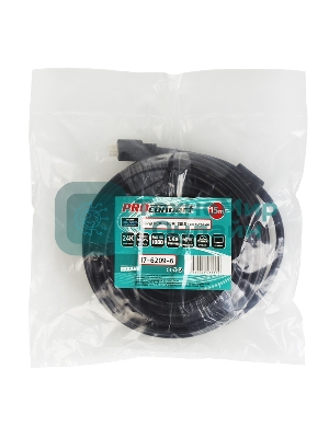 Шнур PROconnect HDMI - HDMI gold, 15М с фильтрами (PE bag)