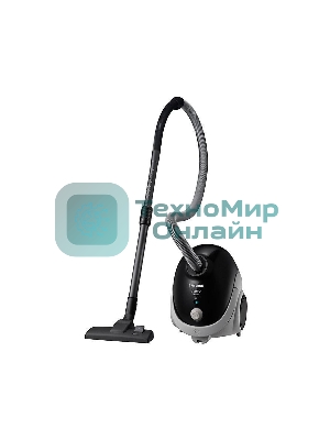 Пылесос Samsung VCC5241S3K/XEV черный/серый, 410/1800 Вт, уборка сухая, пылесборник мешок 2.4 л
