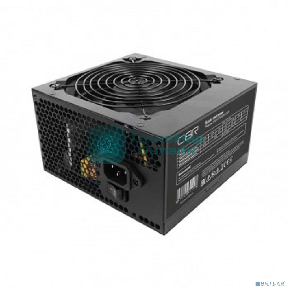 Блок Питания CBR PSU-ATX500-12GM, 500Вт, 80 PLUS Bronze, 120мм, черный