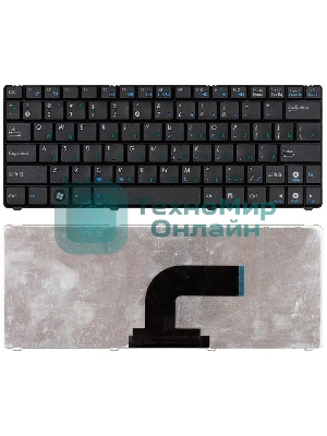 Клавиатура для ноутбука Asus Eee PC 1101 1101HA N10 N10E N10J черная