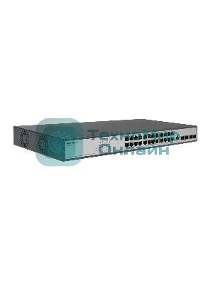 Коммутатор ORIGO Managed L3 Switch 24x1000Base-T PoE, 4x10Gbase-X SFP+, PoE Budget 370W, RJ45 Console, 19