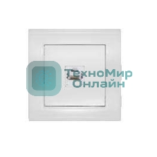 Розетка компьютерная 1-м СП Бриллиант бел. UNIVersal 7947601