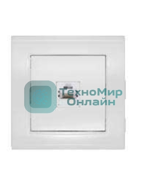 Розетка компьютерная 1-м СП Бриллиант бел. UNIVersal 7947601