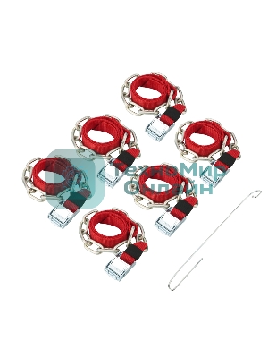 Цепи (браслеты) противоскольжения Rexant для кроссоверов, однорядные, к-т 6 шт.