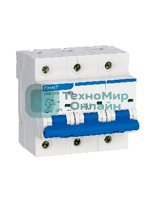 Выключатель автоматический CHINT NXB-125 3P 80А 10kA х-ка D