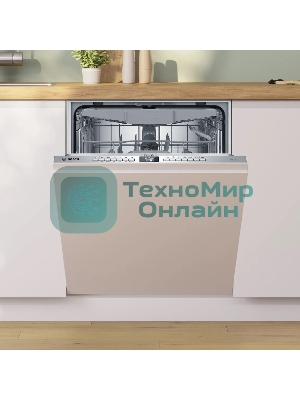 Встраиваемая посудомоечная машина Bosch SMV4HVX03E, серебристый, 59.8 см, 14 компл., 46 дБ, класс D