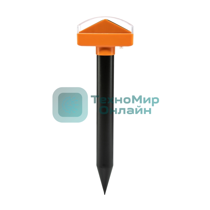 Ультразвуковой отпугиватель кротов R 25м, на 2 солнечных панелях с садовым фонариком ЧЕТЫРЕ СЕЗОНА