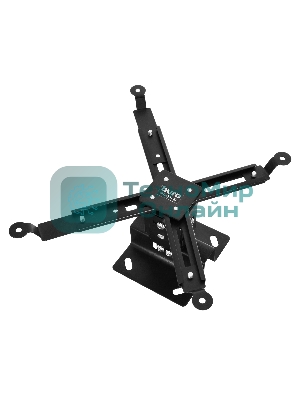 Кронштейн для проектора Buro PR07-B черный макс.12кг потолочный поворот и наклон