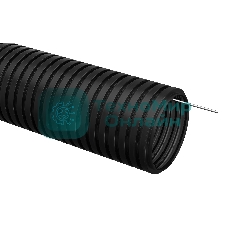 Труба гофр. IEK CTG20-25-K02-025-1 ПНД d 25 с зондом (25 м) черный