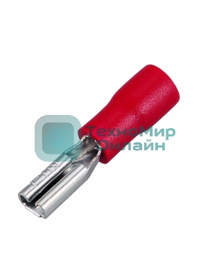 Клемма плоская Rexant изолированная гнездо 3.8 мм 0.5-1.5 мм² (РПи-м 1.5-(2.8)/РПИм 1,25-250)