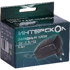 Зарядное устройство 1,5/12 с инд. для аккум. блока 1,5А/ч, 12В, Li-ion Интерскол