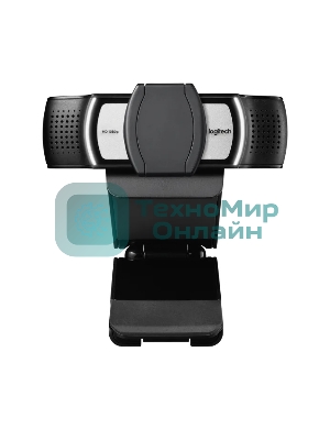 Веб-камера Logitech C930s Pro HD 1920x1080, 30 кадр/с, USB Type-A, микрофон (2 шт, шумоподавление), шторка приватности, автоматическая фокусировка, автоосвещение, универсальное крепление