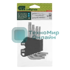 Набор ключей имбусовых Torx-Tempered Сибртех TT10-50, CrV, 9 шт.