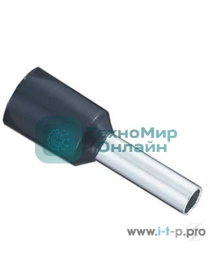 Наконечник штыревой втулочный изол. НШвИ 1.5-8 (уп. 50 шт) EKF nhvi-1.5-8