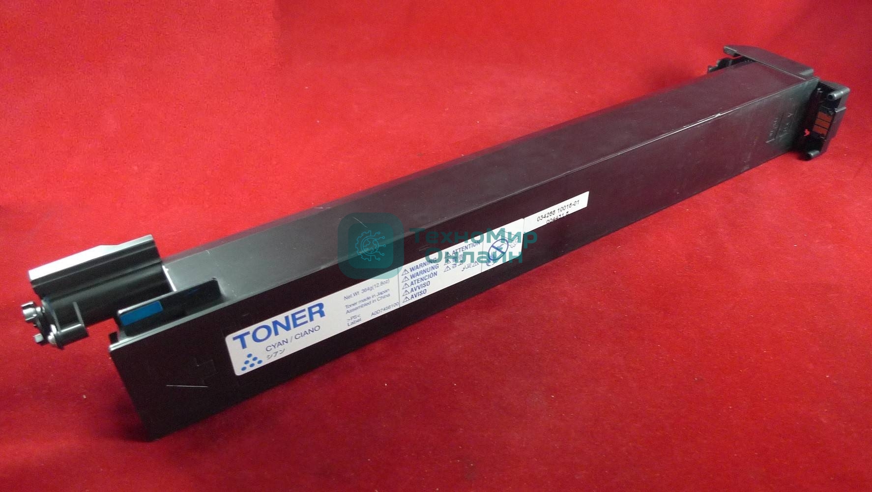 Тонер Konica-Minolta bizhub C200/C203/C253 cyan TN-213C/TN-214C (туба 374г) JPN