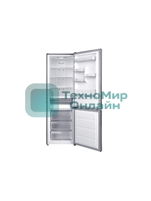 Холодильник Centek CT-1732 NF нержавеющая сталь двухкамерный 229/79л морозилка снизу, No Frost