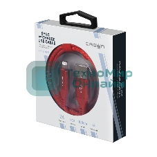 Кабель Crown USB - Lightning CMCU-3103L red