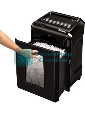Шредер Fellowes Powershred 92Cs FS-1719301 P-4, 4х38мм, 18лст., 25лтр., уничтожает: скобы, карты, скрепки, CD