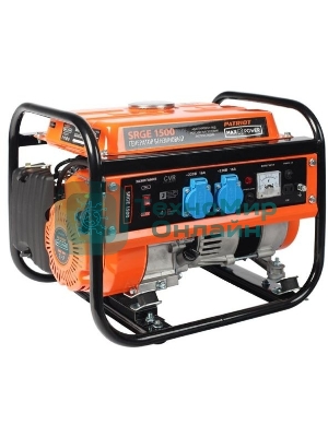 Электрогенератор бензиновый Patriot GRS 1500, 1.2 кВт, 62 дБ, 26 кг