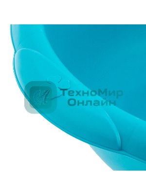 Таз пластмассовый круглый 18 л, бирюзовый, HomePalisad
