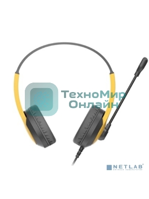 Гарнитура A4Tech Fstyler FH100U желтый/черный, проводная