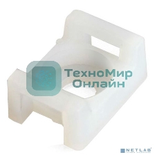 Площадка монтажная под винт Fortisflex ПМО 15х10 белый (уп.100шт)