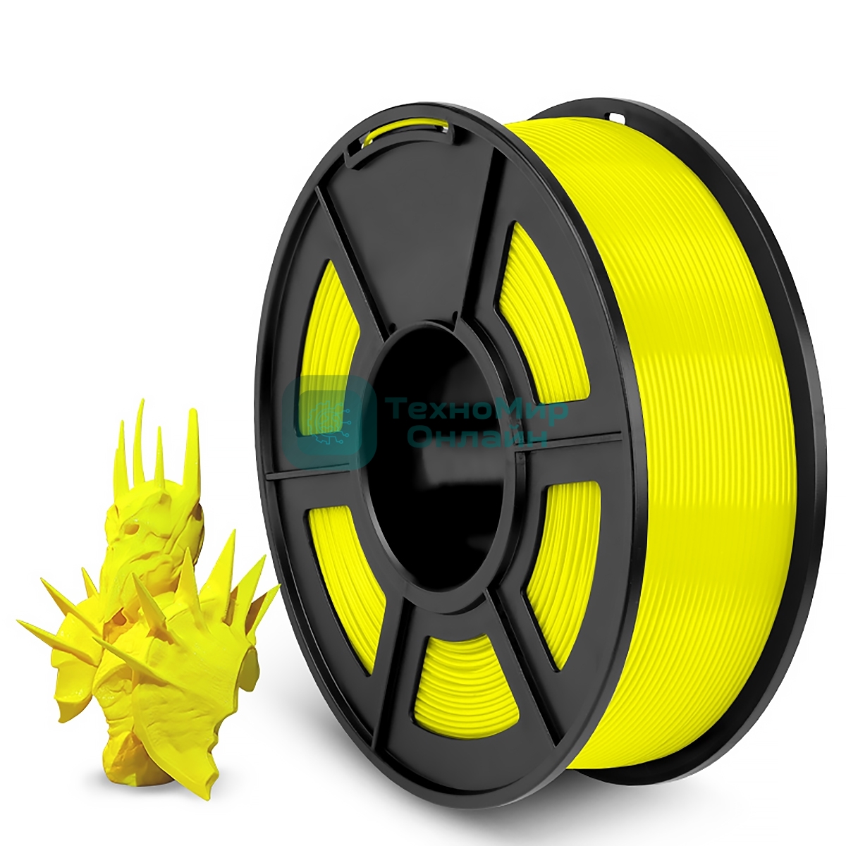 Филамент NVPrint PLA Yellow для 3D печати диаметр 1.75мм длина 330 метров масса 1 кг