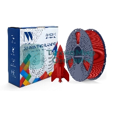 Филамент NVPrint PLA High Speed Red для 3D печати диаметр 1.75мм длина 330 метров масса 1 кг