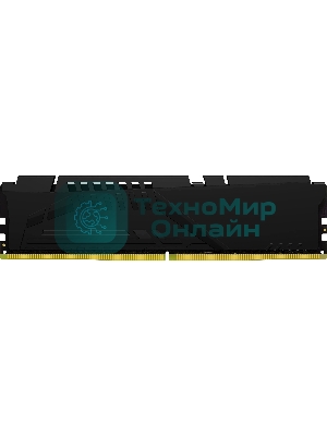 Оперативная память Kingston Fury Beast, DDR5, 128Gb (4x32Gb), 5200MHz, CL40, DIMM, радиатор, черный