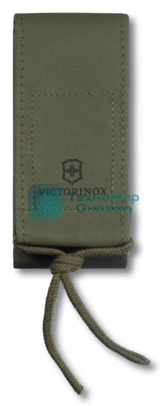 Чехол из иск.кожи Victorinox Leather Imitation Pouch (4.0822.4) зеленый с застежкой на липучке без упаковки