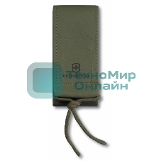 Чехол из иск.кожи Victorinox Leather Imitation Pouch (4.0822.4) зеленый с застежкой на липучке без упаковки