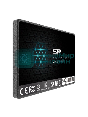 Накопитель SSD Silicon Power Ace A55, 512Gb, SATA III, 2.5