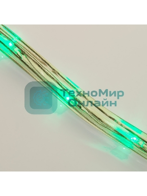 Дюралайт Neon-night LED, постоянное свечение (2W) - зеленый, 36 LED/м, бухта 100м