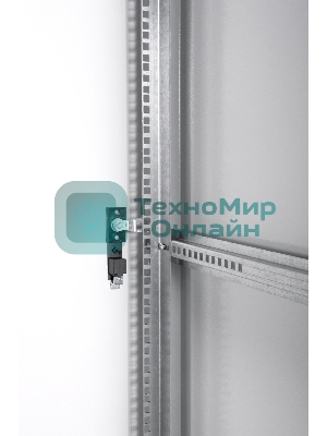 Шкаф телекоммуникационный напольный ЭКОНОМ 18U (600 × 800) дверь стекло, дверь металл